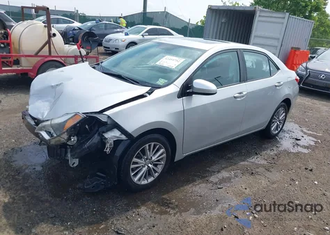 2015 Toyota Corolla Le Premium from USA, damaged, VIN 2T1BURHE0FC424746